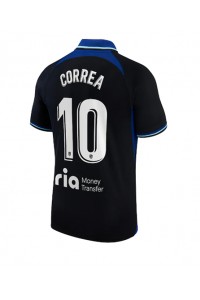 Atletico Madrid Angel Correa #10 Fotballdrakt Borte Klær 2022-23 Korte ermer